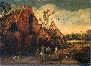 Esaias Van de Velde The robbery. oil painting artist